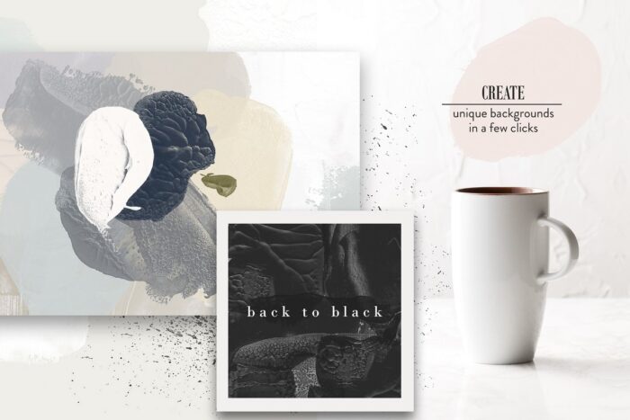 براش اکریلیک abstract acrylic smears - تصویر 4