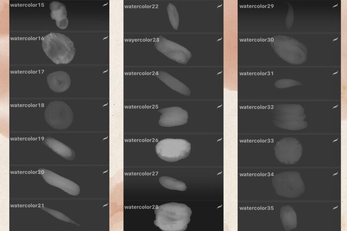 براش آبرنگ Delicate Watercolor - تصویر 7