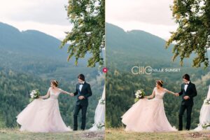 پریست لایت روم chic wedding