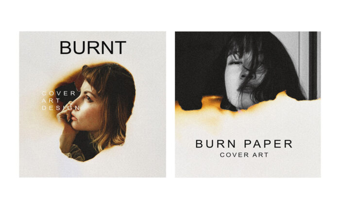 قالب طراحی کاور Burn Paper Cover Art - تصویر 2
