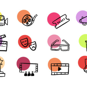 وکتور آیکون سینمایی Movie Icon