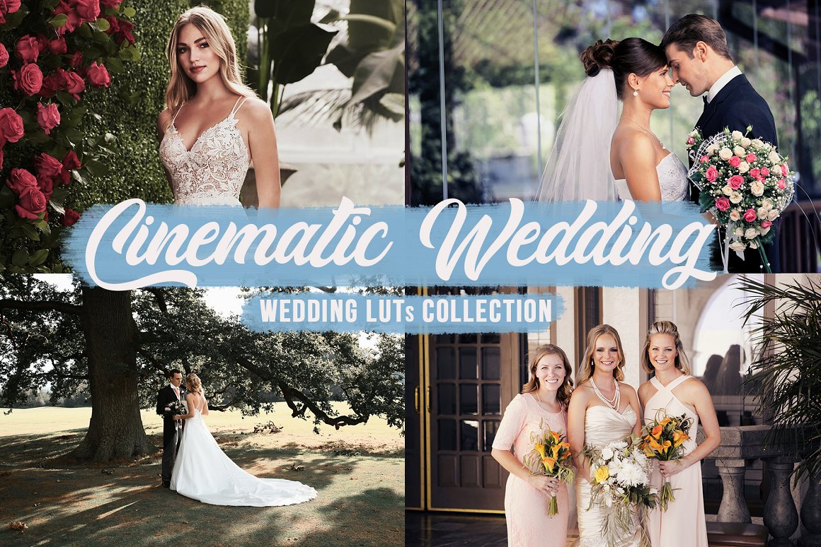 Cinematic Wedding LUTs collection cover