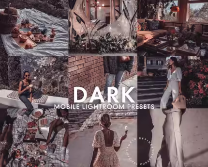 پریست لایت روم موبایل Dark