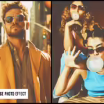 افکت عکس قدیمی لایه باز Vintage